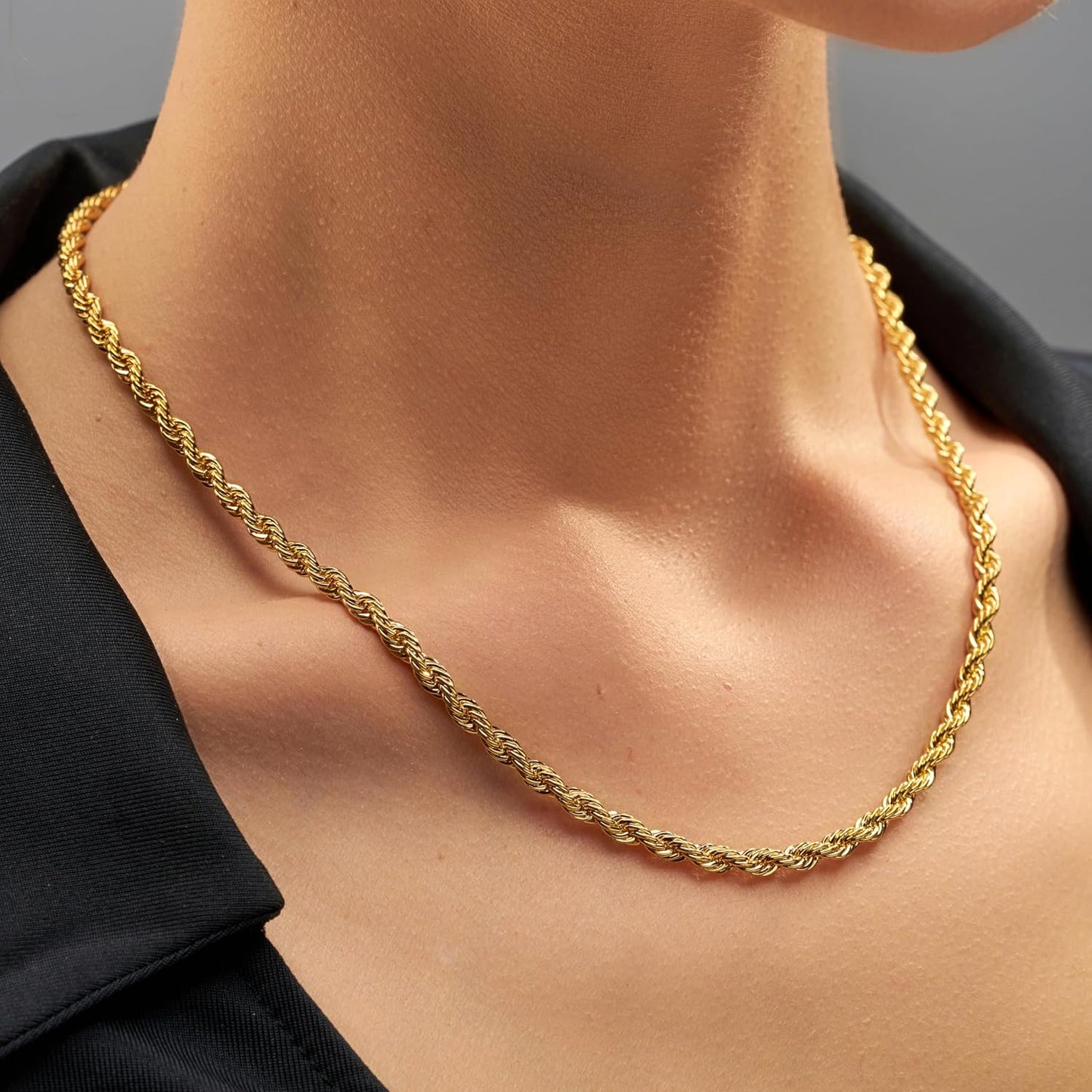 ROPE CHAIN 4MM [GOLDEN]