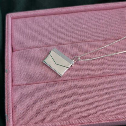 Envelope Necklace With Love Letter