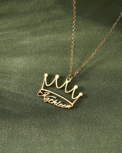 Personalised Queen Name Necklace